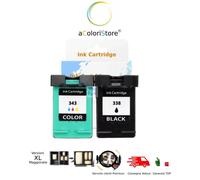 Cartuccia per HP 338 343 PHOTOSMART C3190 C3193 C3194 7830 7838 7850 8150 8150 V