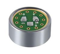 Cartuccia per microfono dinamico | Parte di Testa del Suono microfono | Condensatore di electret Cartuccia microfono Sensibile unidirezionale da 14 mm per Studi di prestazioni in