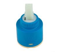 Cartuccia per miscelatore da 35 mm e 40 mm, valvola a disco in ceramica, ricambio per rubinetti che perdono acqua calda e fredda, coppia per lavelli del Regno Unito (35)