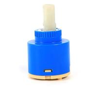 Cartuccia per rubinetto in ceramica da 35 mm, valvola a disco a cartuccia, cartuccia interna di ricambio con base a cartuccia per rubinetto da cucina