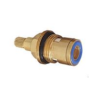 cartuccia per rubinetto, Miscelatore a cartuccia a disco per acqua calda e fredda, valvola interna per rubinetto, quarto di giro G3/4" per bagno cucina(Blue)