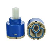 Cartuccia per rubinetto, valvola in ottone, Ceramic Faucet Cartridge Replacement for Single Handle Faucets Multiple Sizes(Flat foot 40mm)