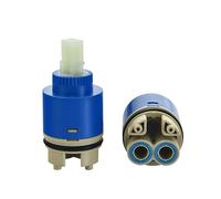 Cartuccia per rubinetto, valvola in ottone, Ceramic Faucet Cartridge Replacement for Single Handle Faucets Multiple Sizes(High foot 35mm)