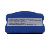 Cartuccia per stampante con chip resetter per Epson Stylus Pro 4000/4800/4880/7600/7800/9600/9800, scatola di manutenzione, ripristina i chip ricaricabili e compatibili in modalità completa