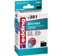 Cartuccia Edding Compatibile Singolo Nero EDD-381 Brother LC980 black - REMAN -