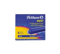 Cartucce inchiostro 4001 TP6 - lunghezza 39mm - blu - Pelikan - conf. 6 pezzi