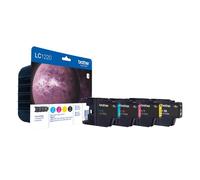 Cartuccia per Tinte Brother LC-1220VALBPDR Multipack 4 Pezzi