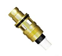 Cartuccia per turbina di flusso della caldaia, compatibile con Ariston per Baxi Main Four per Beretta, 8,4 cm, ottone, flussostato (10L)