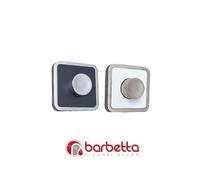 CARTUCCIA PULSANTE PNEUMATICO CON ROSONE QUADRO BIANCO NERO IDRO