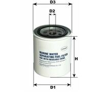 CARTUCCIA RICAMBIO FILTRO PER SEPARATORE DECANTATORE FUORIBORDO MERCURY/YAMAHA