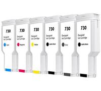 Cartuccia Rigen. per HP DesignJet T1600 T1700 T2600-Magenta-300ML HP730XM - HP73