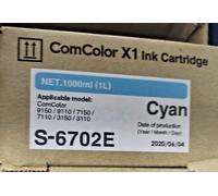 Cartuccia Riso Original S-6702E Inchiostro Cyan Per Comcolor X1