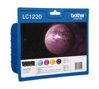 Brother LC1220VALBP cartuccia d'inchiostro 4 pz Originale Nero, Ciano, Magenta, Giallo