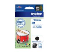 ORIGINALE Brother Cartuccia d'inchiostro nero LC22UBK LC-22U 2400 pagine