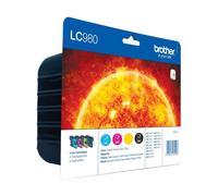 Brother LC980VALBP cartuccia d'inchiostro 4 pz Originale Nero, Ciano, Magenta, Giallo