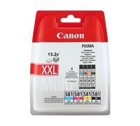 Multipack Canon CLI-581 XXL Ciano Magenta Giallo Nero - Pixma TR7550 TR8550