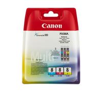 CANON CLI-8 (0621B029) CMY INK - 840 PAGES | PER PIXMA IP3300