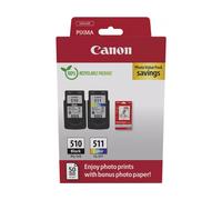 Cartuccia stampante Canon PG-510 + CL-511 photo value pack - Nero + 3 colori Multipack