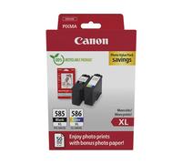 Cartuccia stampante Canon PG-585XL + CL586XL + GP501 - Nero + 3 colori Alta capacità Multipack