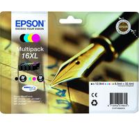 Epson 16XL Multipack Confezione da 4 XL nero, giallo, ciano, magenta originale