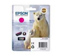 Epson 26 4.5 ml magenta originale cartuccia d'inchiostro per Expression Premium XP-510, 520, 600, 605, 610, 615, 620, 625, 700, 710, 720, 800, 810, 820
