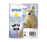 Epson 26 4.5 ml giallo originale blister cartuccia d'inchiostro per Expression Premium XP-510, 520, 600, 605, 610, 615, 620, 625, 700, 710, 720, 800, 810, 820