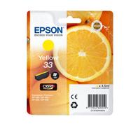 Epson 33 Serie Arancia Cartuccia Originale, Standard, Giall, Imballaggio standard