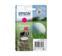 Epson 34 Serie Pallina da Golf, Cartuccia Originale Getto d'Inchiostro DURABrite Ultra, Formato XL, Magenta