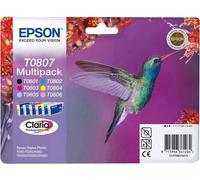 Cartuccia stampante Epson T0807 - 6 colori Multipack