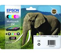 Originale Epson 24 / C 13 T 24284010 Cartuccia stampante multicolor Multipack (6 pz.), 360 pagine, 17.28 cent per pagina