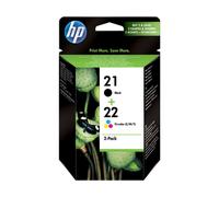 Cartuccia stampante HP 21+22 (SD367AE) - Nero + 3 colori Multipack