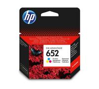 Hp 652 originale nero, ciano, giallo