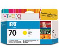 Hp cartuccia inchiostro designjet giallo 70, 130 ml