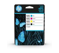 Hp confezione da quattro cartucce di inchiostro ciano/magenta/giallo e nero originali 934 e 935