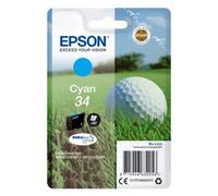 Epson Golf ball Singlepack Cyan 34 DURABrite Ultra Ink