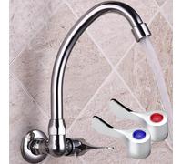 Cartuccia standard per valvola del rubinetto a 12 giri con testa a leva in metallo, materiali in ottone e ceramica, attacco filettato G1/2 per rubinetti a doppia maniglia per bagno e cucina (segno di