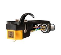 Cartuccia stereo e headshell Nagaoka Mp-110h per ago giradischi Made in Japan