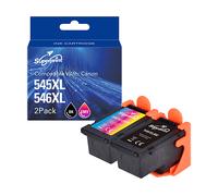 CARTUCCIA SUPERPRINT PG-545XL + CL-546XL Nero, Colori