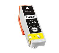 CARTUCCIA T2621 NERA COMPATIBILE CON CHIP PER Epson EXPRESSION PREMIUM XP600 XP605 XP700 XP800 26XL CAPACITA 15ML