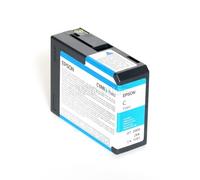 CARTUCCIA T5802C CIANO COMPATIBILE PER Stylus Pro 3800,3880 T580200 T5802 80ML