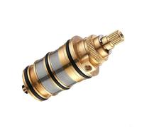 Cartuccia termostatica di ricambio in ottone per barra valvola miscelatore doccia, nucleo in metallo dorato 83 mm, compatibile con Capella e miscelatori integrati, kit di riparazione