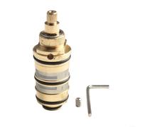 Cartuccia termostatica di ricambio in ottone per miscelatore doccia Triton Capella, kit di riparazione per barra della valvola del miscelatore della doccia, anima in metallo dorato con design