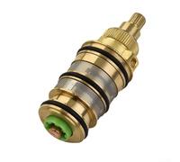 Cartuccia termostatica in ottone Valvola miscelatore doccia vasca da bagno doccia Valvola centrale termostatica di ricambio per valvola di miscelazione Kit di riparazione rubinetto miscelatore doccia