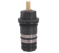 Cartuccia termostatica per 94282000, valvola di ricambio in ottone da 3/4" con controllo preciso della temperatura, finitura nera per un flusso d'acqua stabile e per una facile