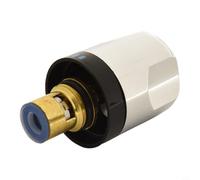 Cartuccia termostatica per valvola doccia e gruppo testa, bobina di flusso in ABS cromato per rubinetti miscelatore a T, facile da installare, parte di ricambio per rubinetto del bagno