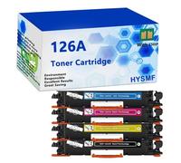 Cartuccia toner 126A compatibile per HP 126A CE310A CE311A CE312A CE313A da utilizzare con stampante Color LaserJet CP1025 CP1025nwMFP M175a M175nw M275NW,BKMYC-1 Pack