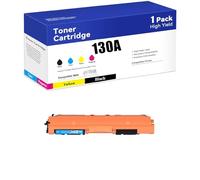 Cartuccia toner 130A compatibile con cartucce toner HP 130A CF350A CF351A CF352A CF353A con chip per stampante HP M176 M176FN M177 M177FW (BK, M, C, Y),C