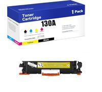Cartuccia toner 130A compatibile con chip per HP 130A CF350A CF351A CF352A CF353A Cartucce toner ad alta capacità per stampante HP M176N M177FW Stampa ad alta definizione (BK, M, Y, C,Y