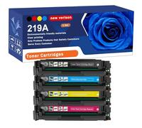 Cartuccia Toner 219A, Cartuccia Toner Di Ricambio HP W2190A W2191A W2192A W2193A, Compatibile Con Stampanti HP Color LaserJet Pro 3202dn 3202dng Pro 3202dw MFP 3302fdn 3302fdng 3302fdw,4 Colors-1 Set