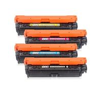 Cartuccia toner 4 pezzi 651A CE340A compatibile for HP M775 | Compatibile con la serie di toner CE340A-CE343A, funziona con le stampanti M775dn M775f M775z, con chip.